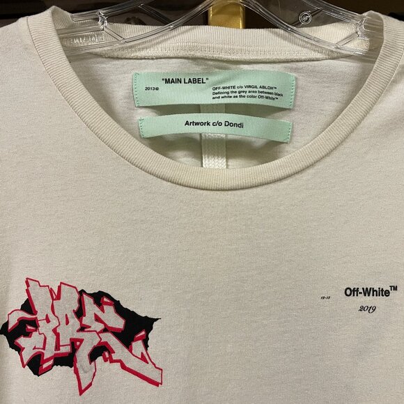 OFF-WHITE Dondi Graphic T-shirt XL - Picture 4 of 5